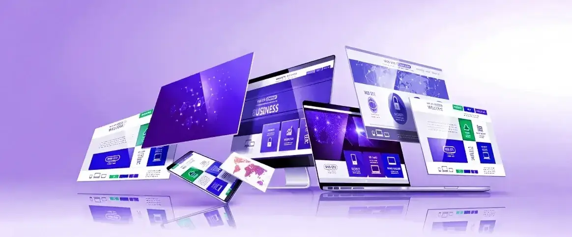 Web application development background image