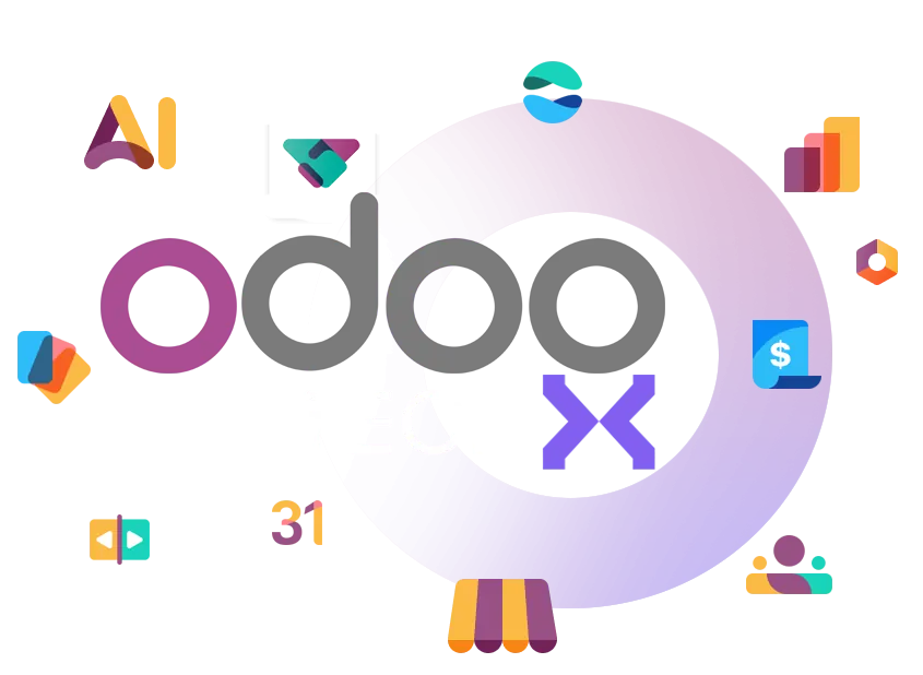 Odoo ERP modules diagram